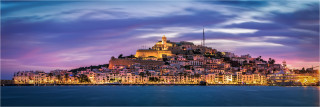  Panoramabild Spanien Ibiza Burg und Altstadt
