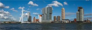  Panoramafoto Skyline von Rotterdamm Holland