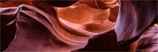  Panoramabild Felsstrukturen im Antelope Canyon Arizona USA