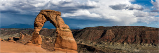  Panoramabild Delicate Arch Arches National Park Utah USA