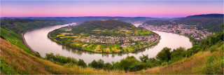  Panoramafoto Rheinschleife bei Boppard