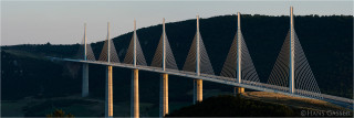  Panoramafoto Viadukt von Millau Frankreich 
