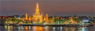  Panoramabild Wat Aurun Tempel Bangkok