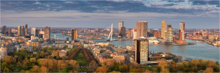  Panoramafoto Sykline Rotterdam Holland