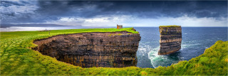  Panoramabild Down Patrick Head Atlantikküste Irland