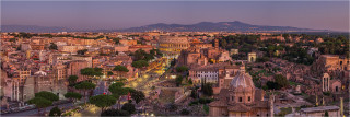  Panoramafoto Skyline Rom Italien