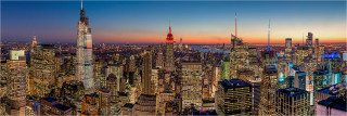  Panoramabild Skyline New York Manhattan