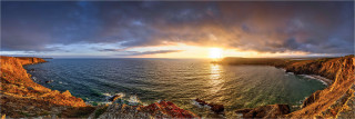  Panoramafoto An der Atlantikküste der Bretagne