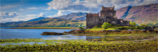  Panoramafoto Eilean Donan Castle Schottland