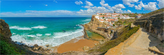  Panoramafoto Küstenaussicht Azenhas do Mar