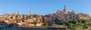 Panoramafoto Stadtpanorama Siena Toskana