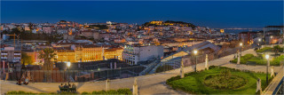  Panoramafoto Portugal Skyline Lissabons