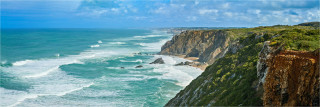  Panoramafoto Atlantik Küstenlandschaft Portugal