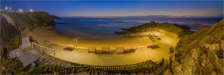  Panoramafoto  Praia Formosa Portugal
