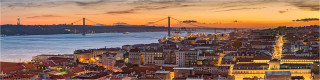  Panoramabild Lissabon Blick über die Altstadt