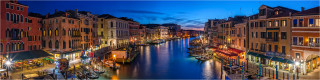  Panoramabild Canal Grande Rialto Brücke Venedig
