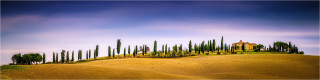  Panoramabild toskanisches Bauernhaus Toskana Italien