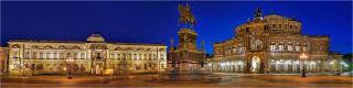  Panoramabild Dresden Semperoper am Opernplatz