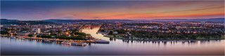  Panoramabild Koblenz und deutsches Eck