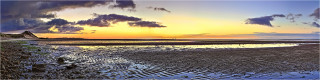  Panoramabild Sylt im Wattenmeer der Nordsee