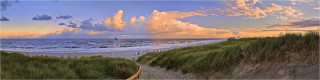  Panoramabild Sylt der Weg zum Strand
