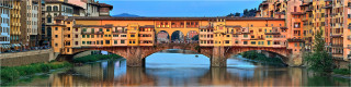  Panoramabild Florenz Ponte Vecchio Brücke