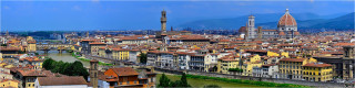  Panoramabild Skyline von Florenz Italien