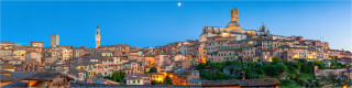  Panoramabild Stadtpanorama Siena Italien