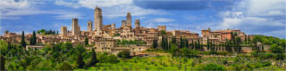  Panoramabild San Gimigniano Panorama Toskana Italien