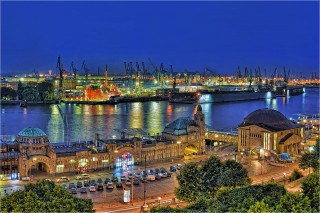  Wanddeko Hamburg Containerhafen