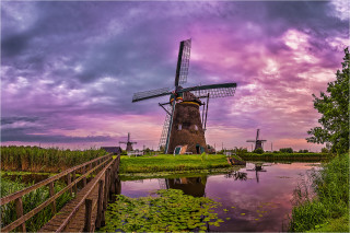  Wanddeko Historische Windmühlen Holland