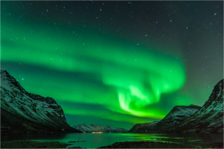  Wandbild Polarlicht in Norwegen