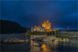  Wandbild Eilean Donan Castle Schottland