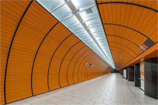  Wandbild Perspektive im Tunnel