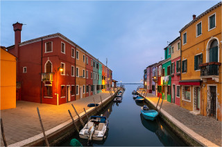  Wandbild Burano Venedig Italien