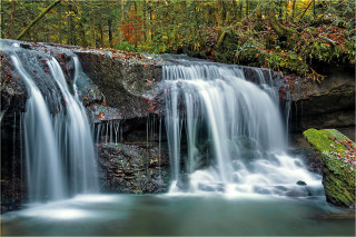  Wandbild Strümpfelbachtal Wasserfall