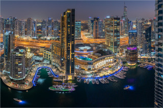  Wandbild Dubai Mall an der Marina