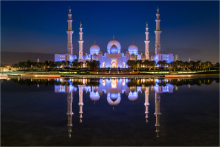  Wandbild Abu Dhabi Sheich Zayed Moschee