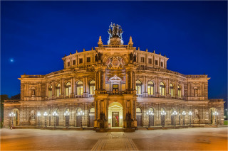  Wandbild Dresden Semperoper