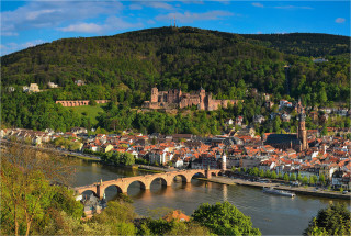  Wandbild Heidelberg Philosophenweg