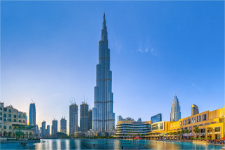 Wanddeko Dubai am Burj Kahlifa