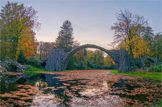  Wanddeko Rakotzbrücke bei Kromlau