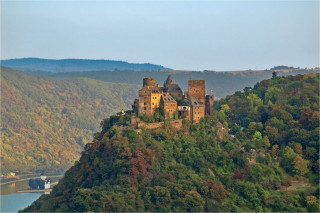  Wanddeko Burg Schönburg am Rhein