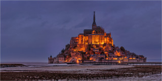  Panoramabild Mont Saint Michel Normandie