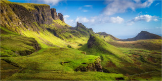 Panoramabild Isle of Skye Quiraing Mountains