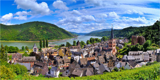  Panoramabild Bacharach am Rhein