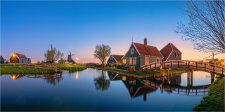  Panoramabild Zaanse Schans Holland