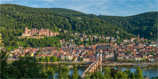  Panoramabild Heidelberg Blick vom Philosophenweg