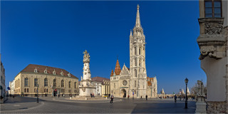  Panoramabild Matthiaskirche Burgviertel Budapest