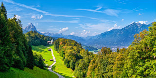  Panoramabild Sankt Anna bei Wamberg Bayern